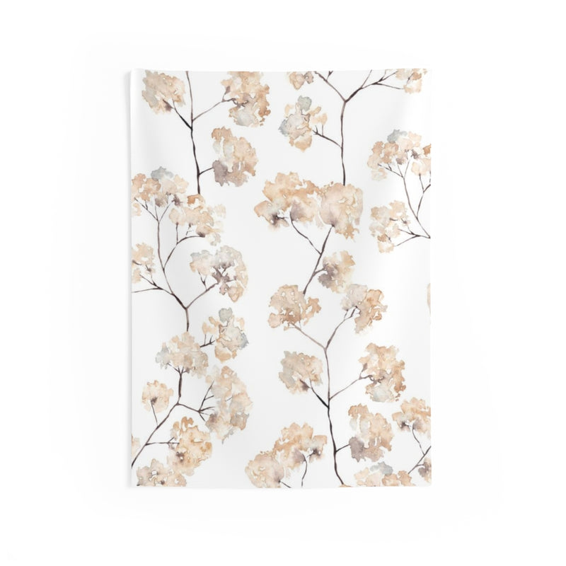 Floral Tapestry | White Beige Blooms
