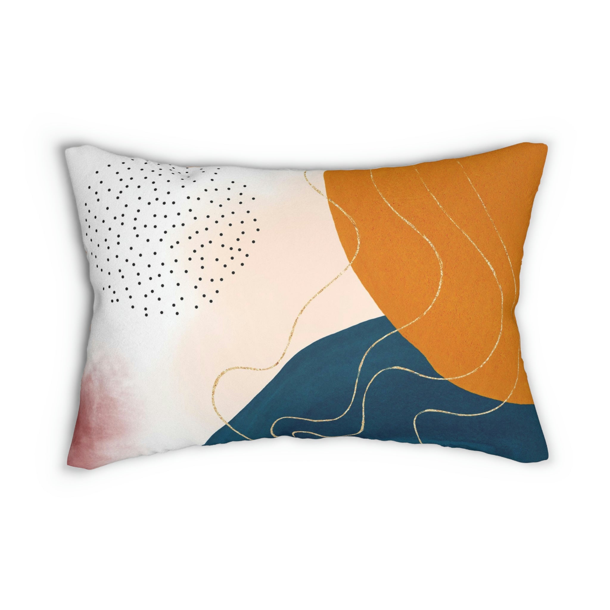 Lumbar rectangle throw pillow