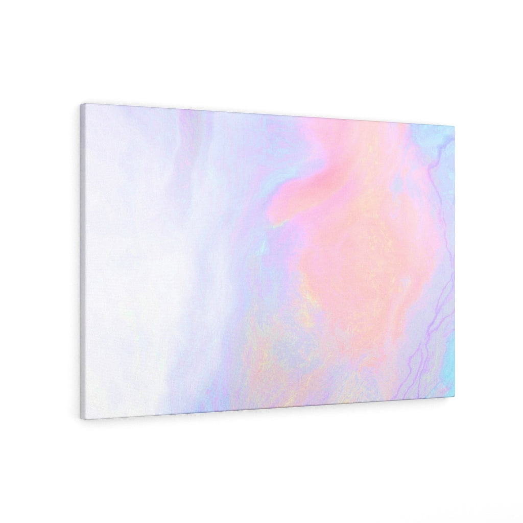 ABSTRACT WALL CANVAS ART | White Pink Orange Purple