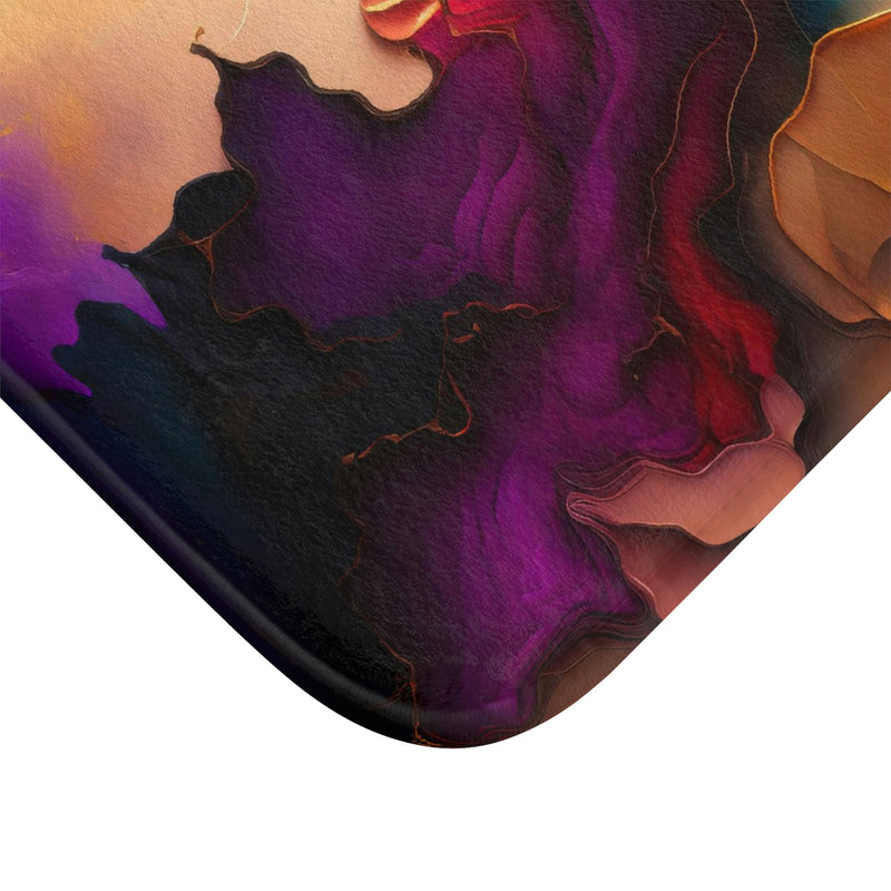 Lilac Purple Beige | Earthy Ombre Bath Mat