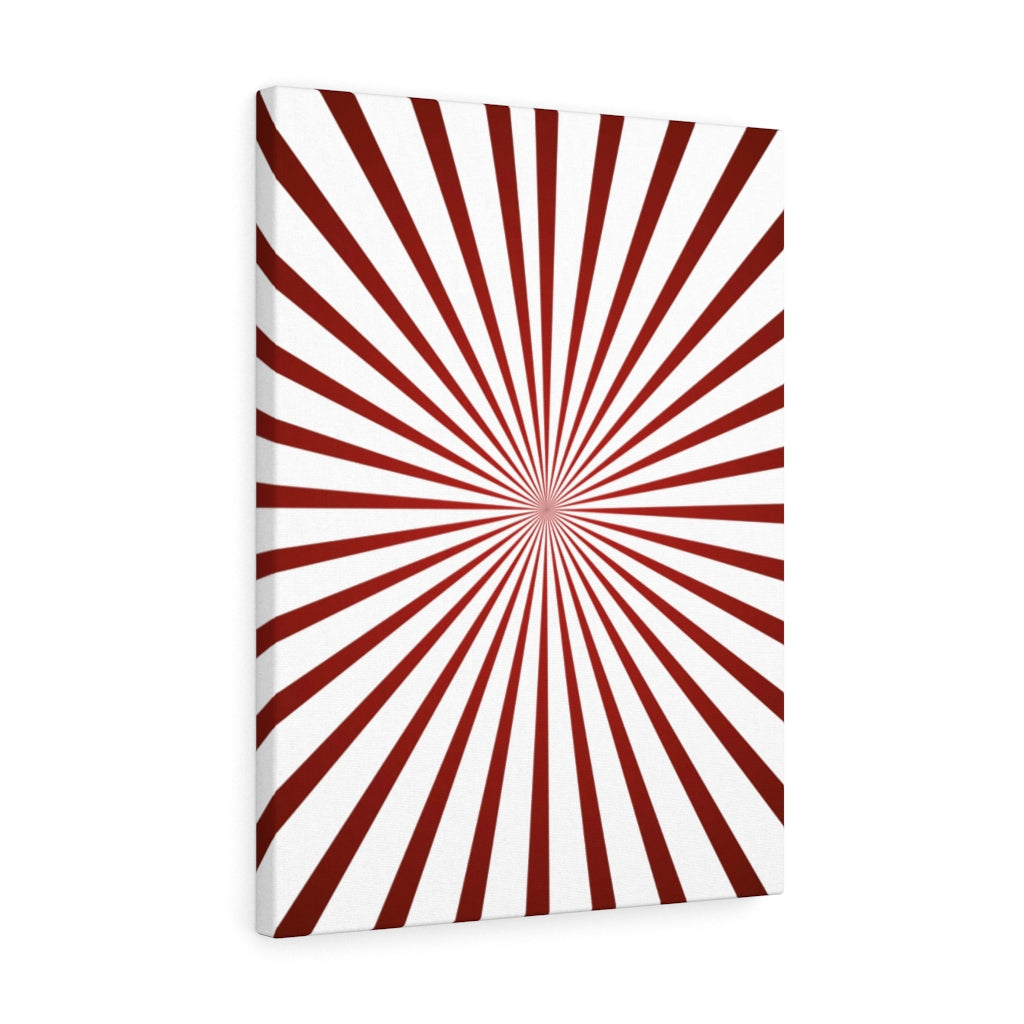 RETRO CANVAS ART | White Red