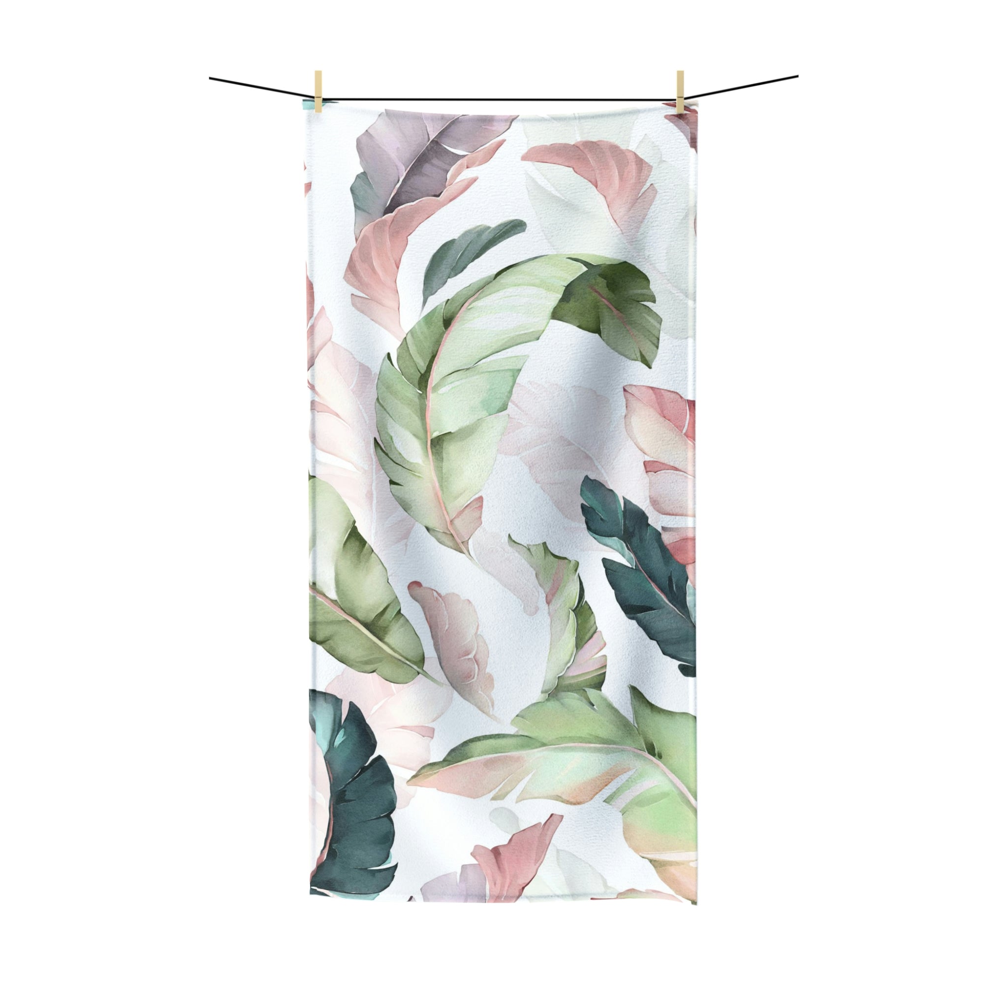 Floral Bath Towel | Tropical Leaves