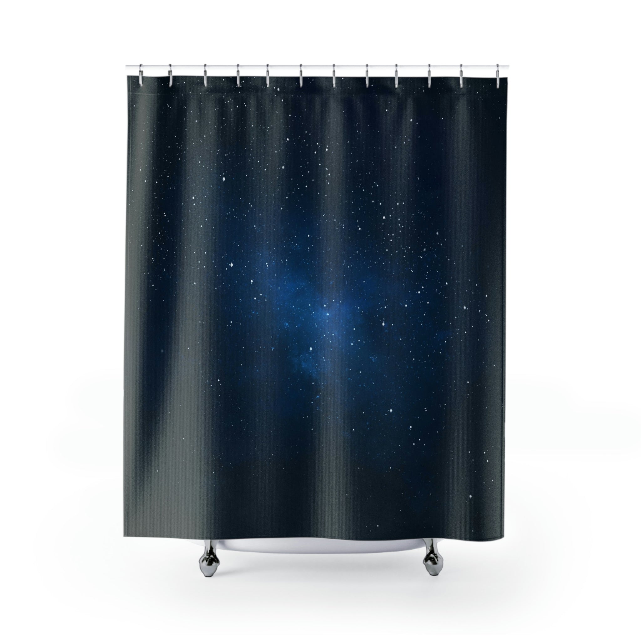 modern boho fabric shower curtain