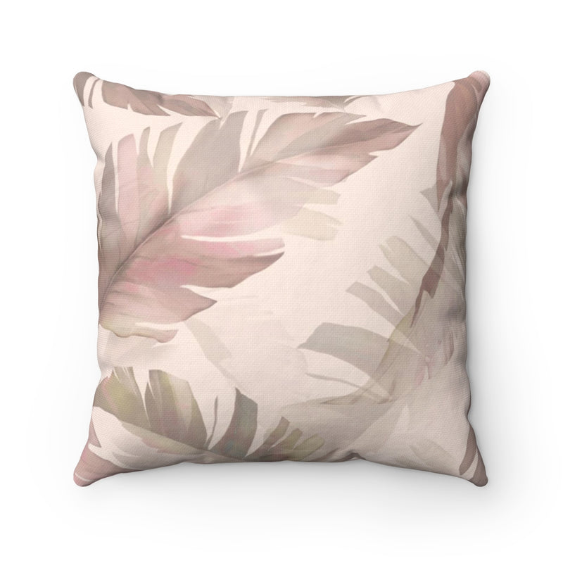 Floral Boho Pillow Cover | Pale Blush Mauve Pink