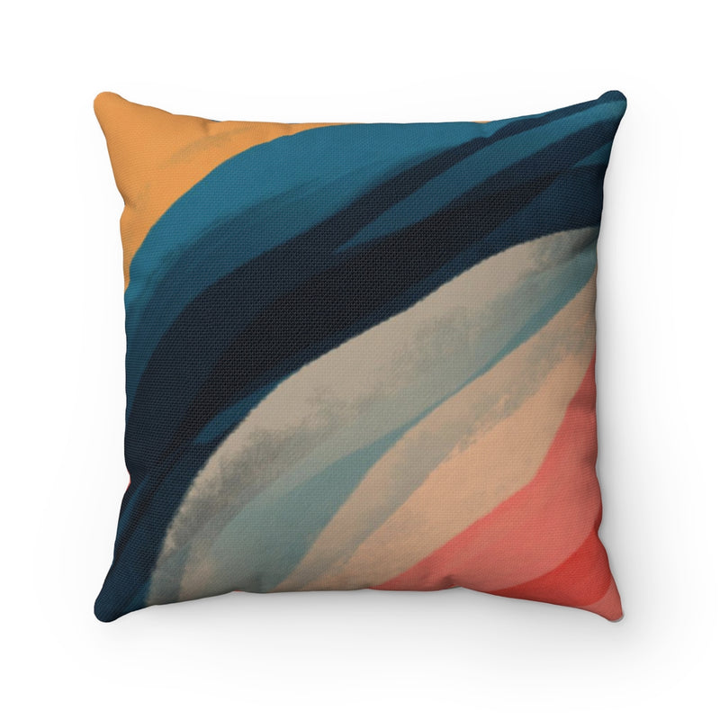 Abstract Boho Pillow Cover | Rainbow
