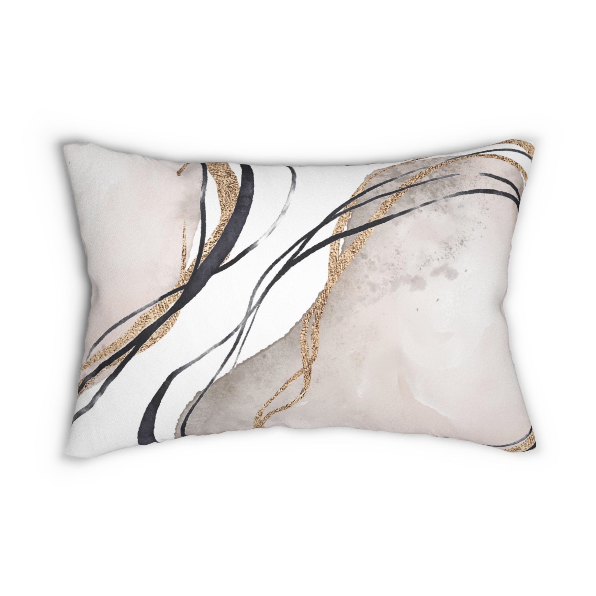 Lumbar rectangle throw pillow