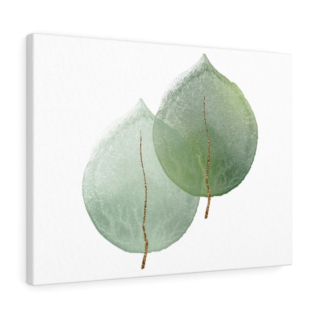 Eucalyptus Leaves Canvas Watercolor Wall Art