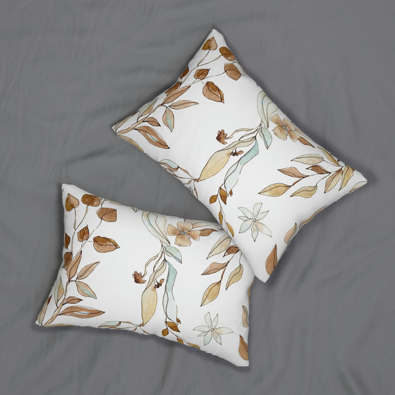 Mushroom Lumbar Pillow | White Fantasy Forest