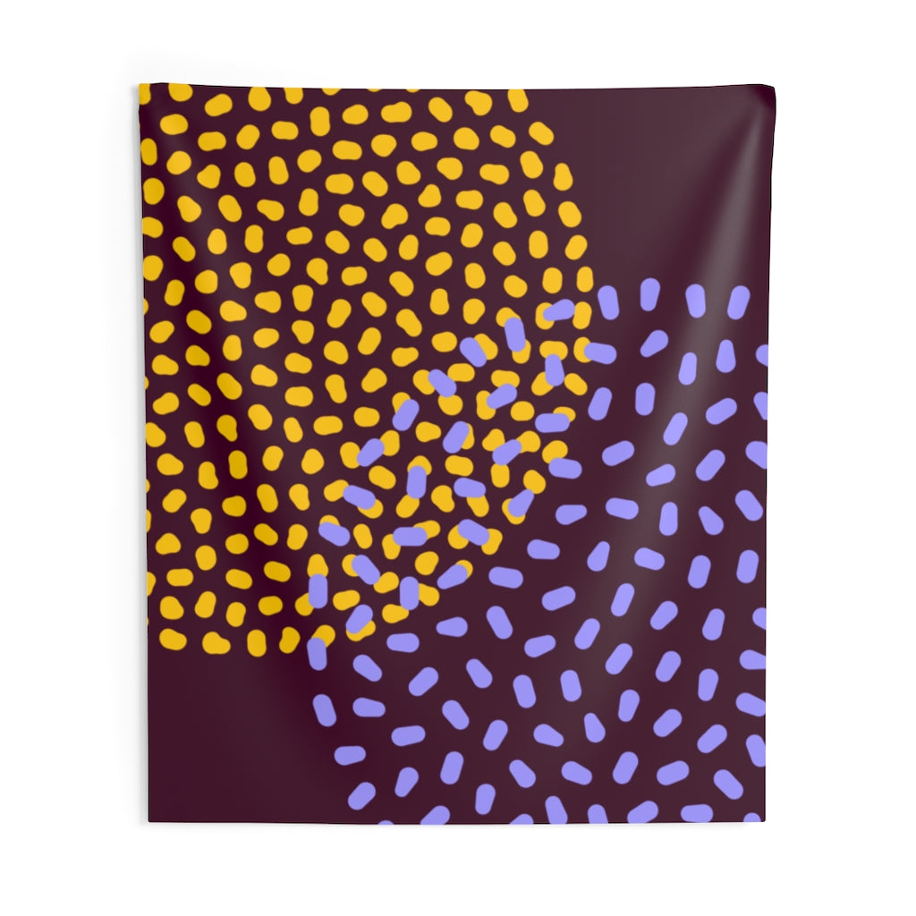 Abstract Tapestry | Purple Orange