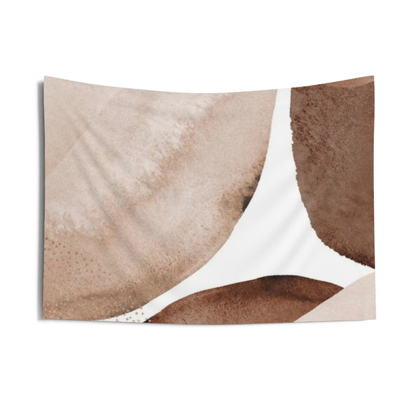 Abstract Tapestry | Bronze Brown White
