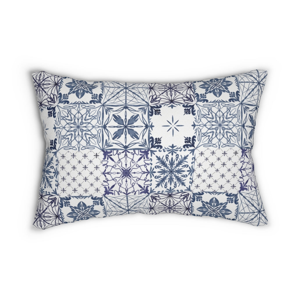 Lumbar rectangle throw pillow