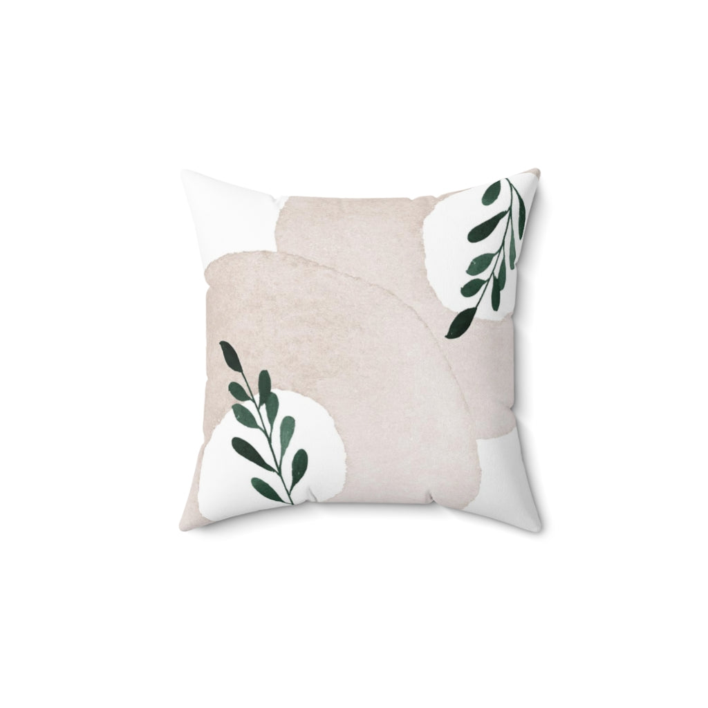 Floral Pillow Cover | White Blush Green