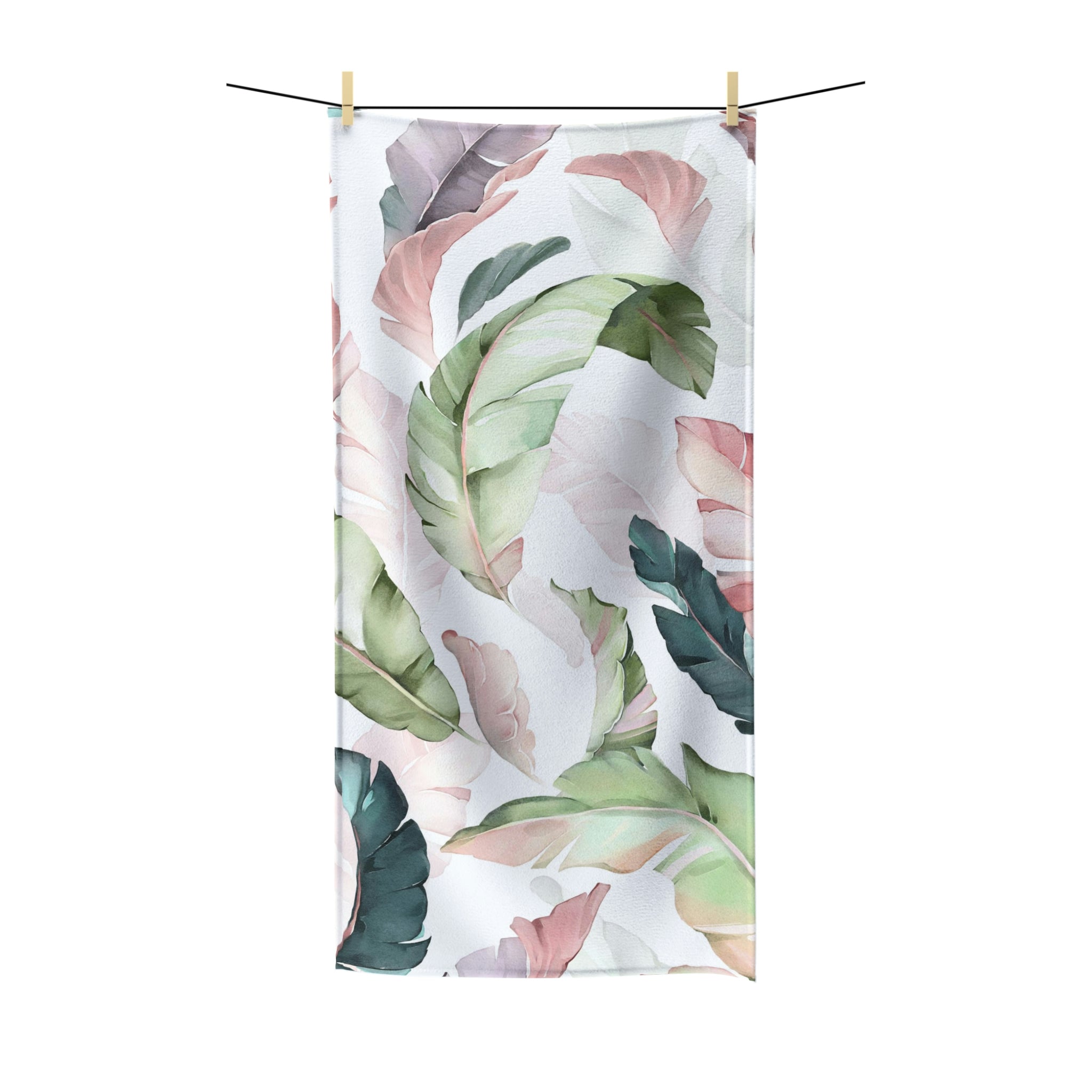 Floral Bath Towel | Tropical Leaves