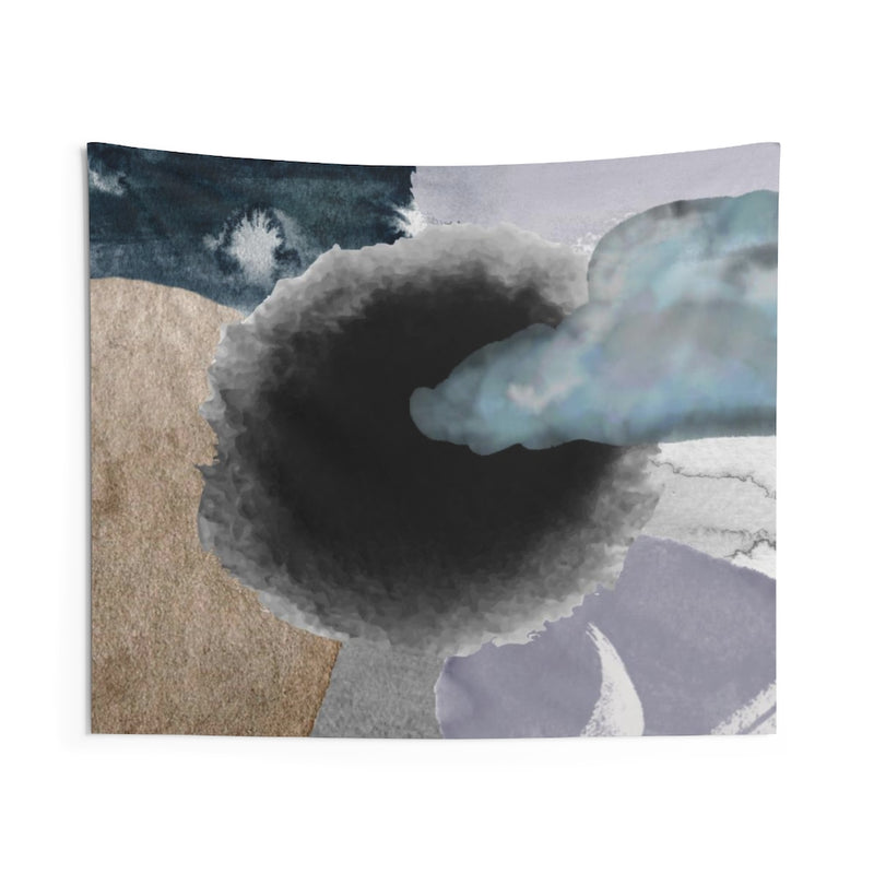 Abstract Tapestry | Beige Blue Grey