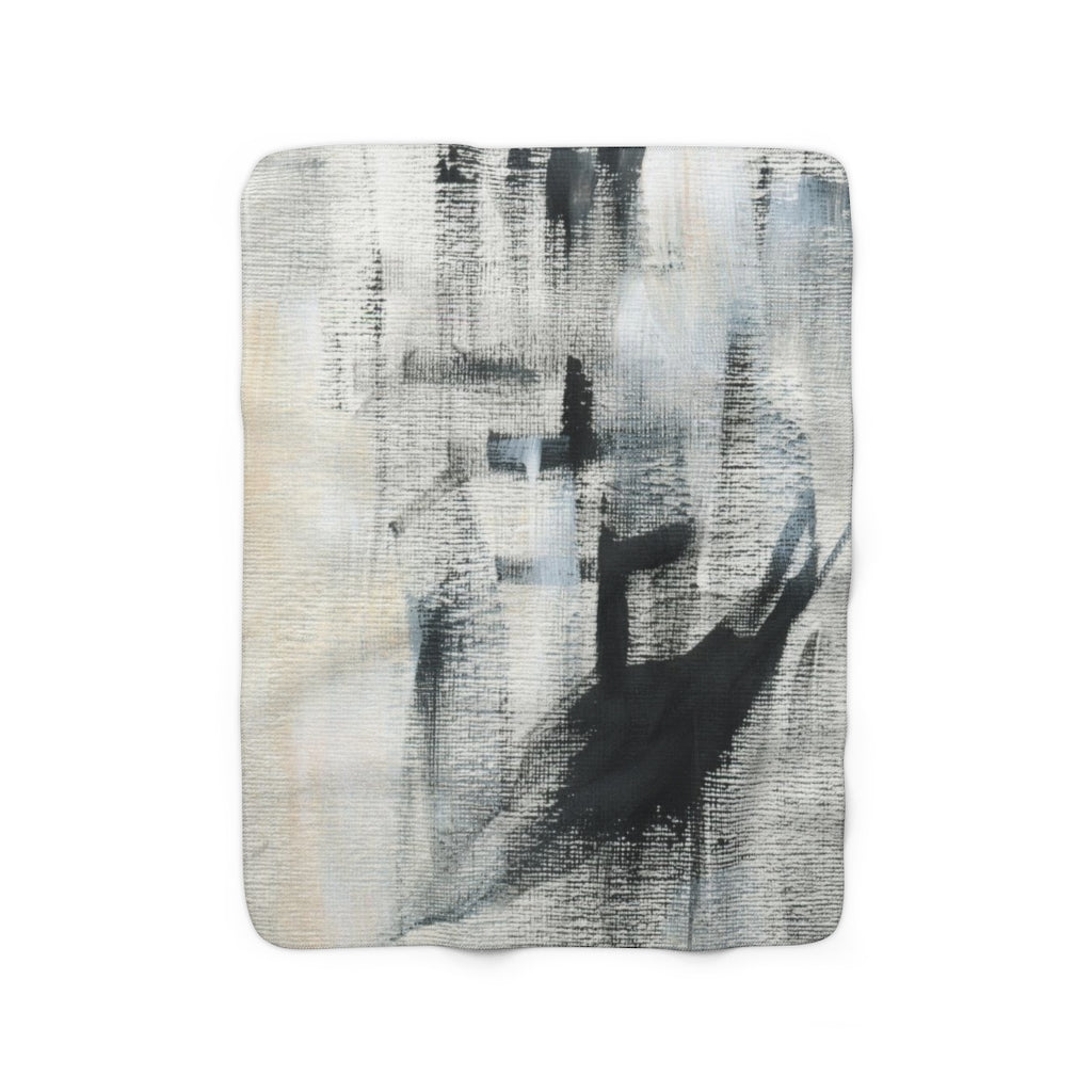 modern abstract cozy blanket