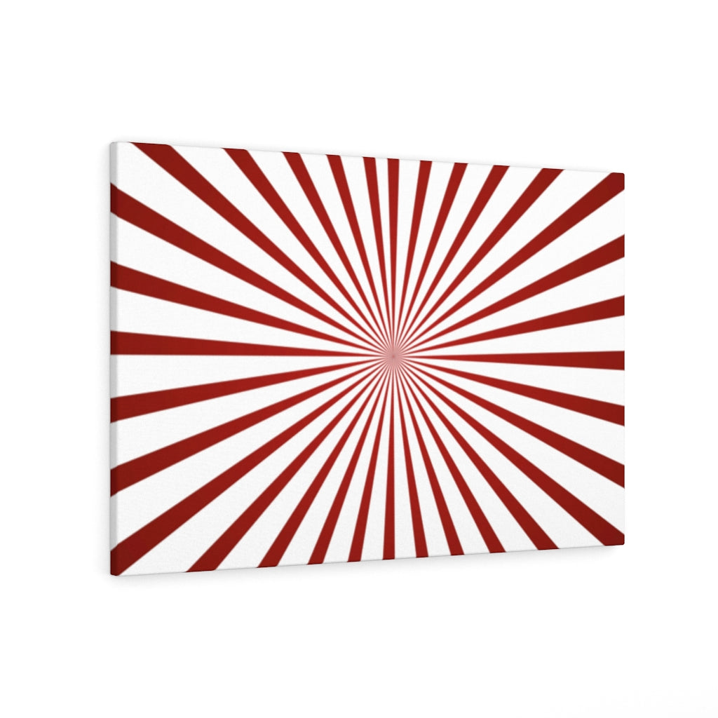 RETRO CANVAS ART | White Red