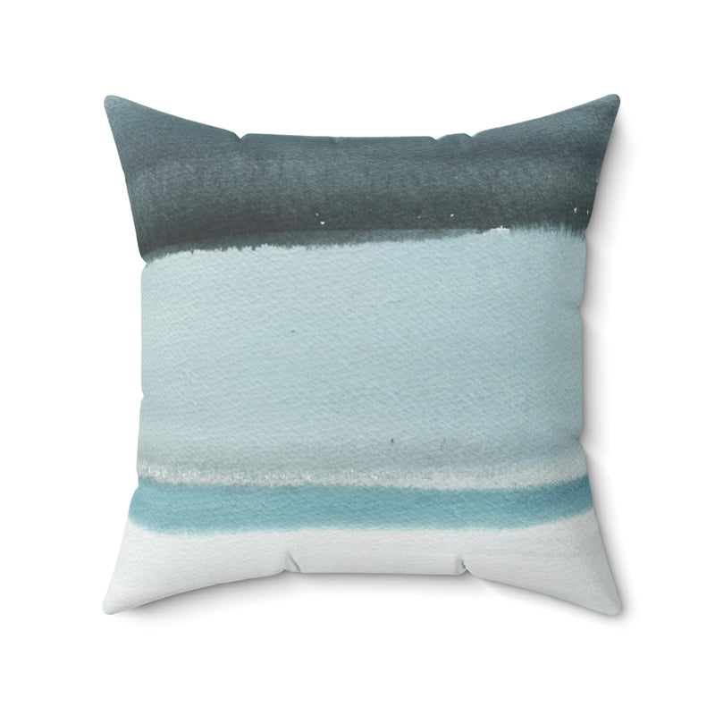 Abstract Pillow Cover | Pastel Blue Grey